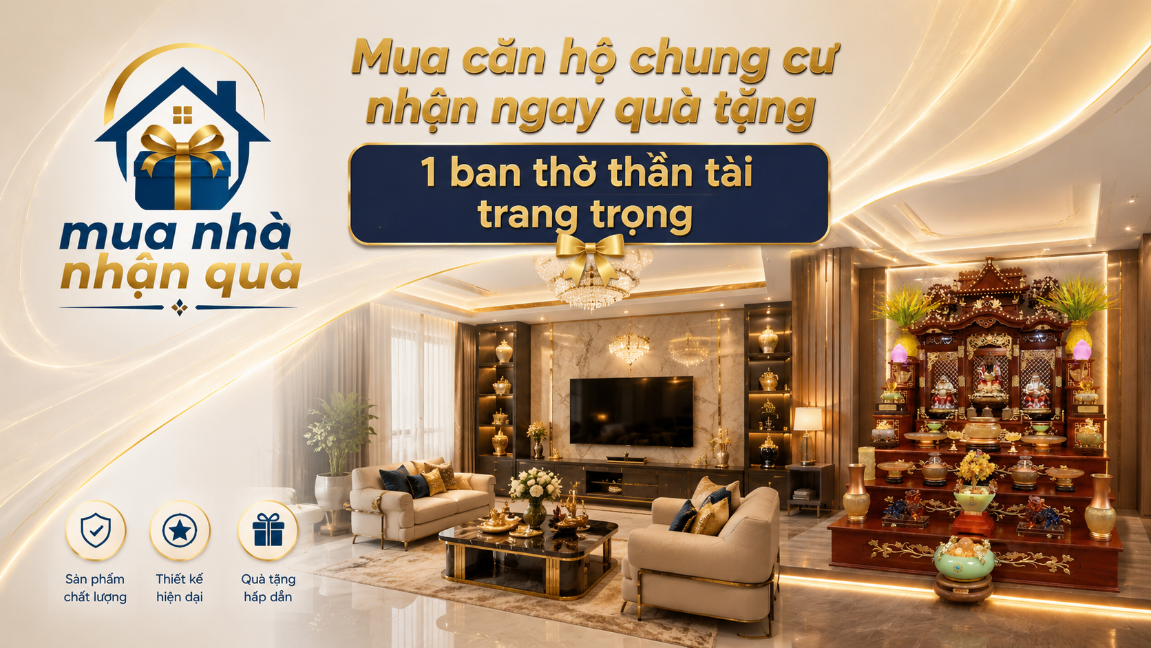 1 ban thờ thần tài