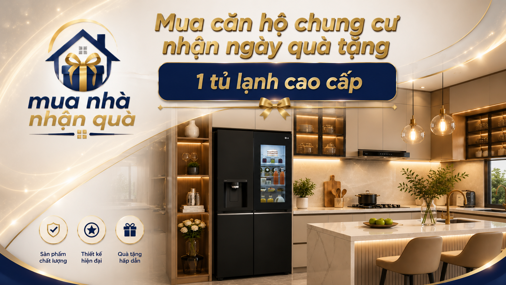 1 tủ lạnh cao cấp