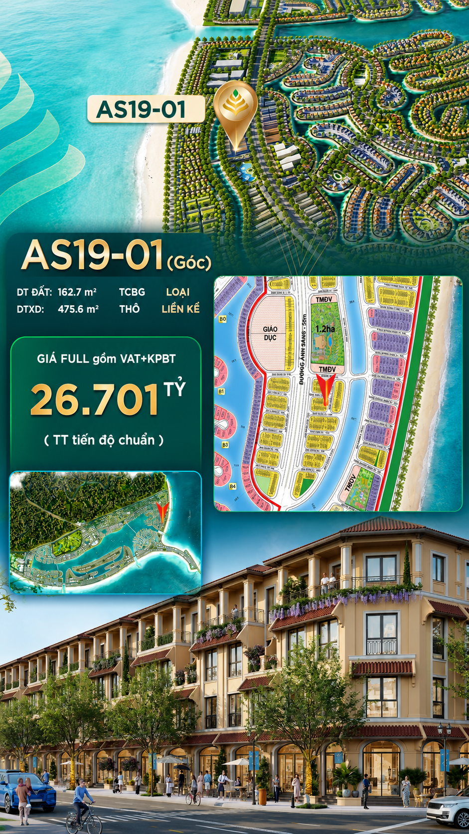 AS19-01 CĂN GÓC SỐ LƯỢNG ÍT KHU PHỐ ĐÊM