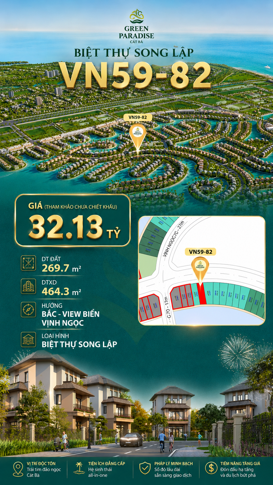 Song lập VN59-82 - View biển Vịnh Ngọc giá tốt