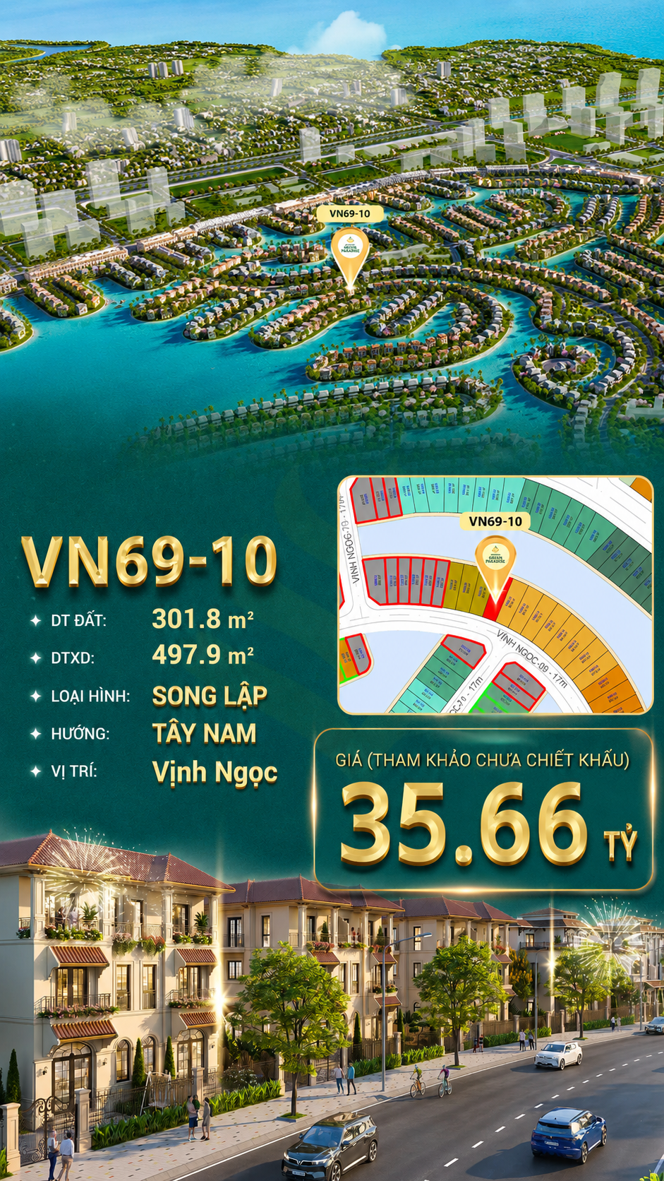 Song lập VN69-10 view biển rộng sau nhà, giá 35.66 tỷ