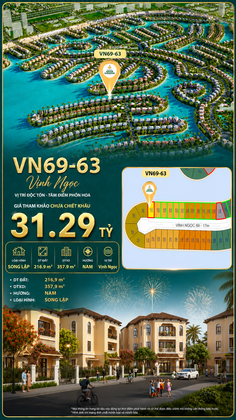 Song lập VN69-63 view biển rộng sau nhà, giá 31.29 tỷ