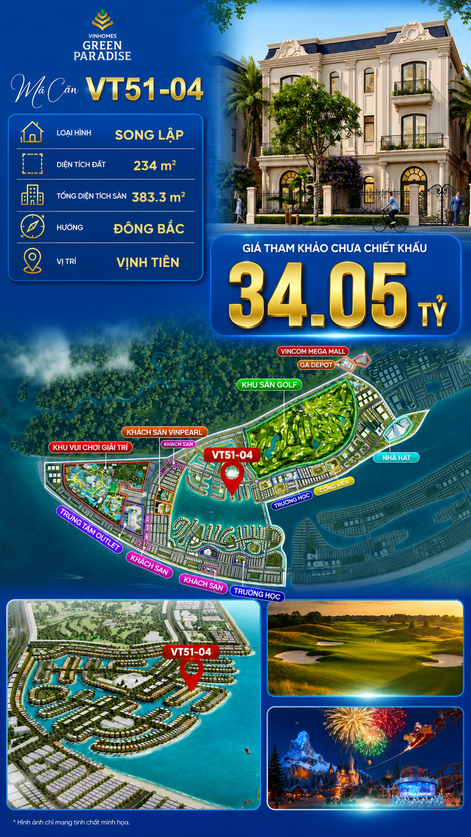 Song lập VT51-04 Vịnh Tiên 34.05 tỷ view biển 
