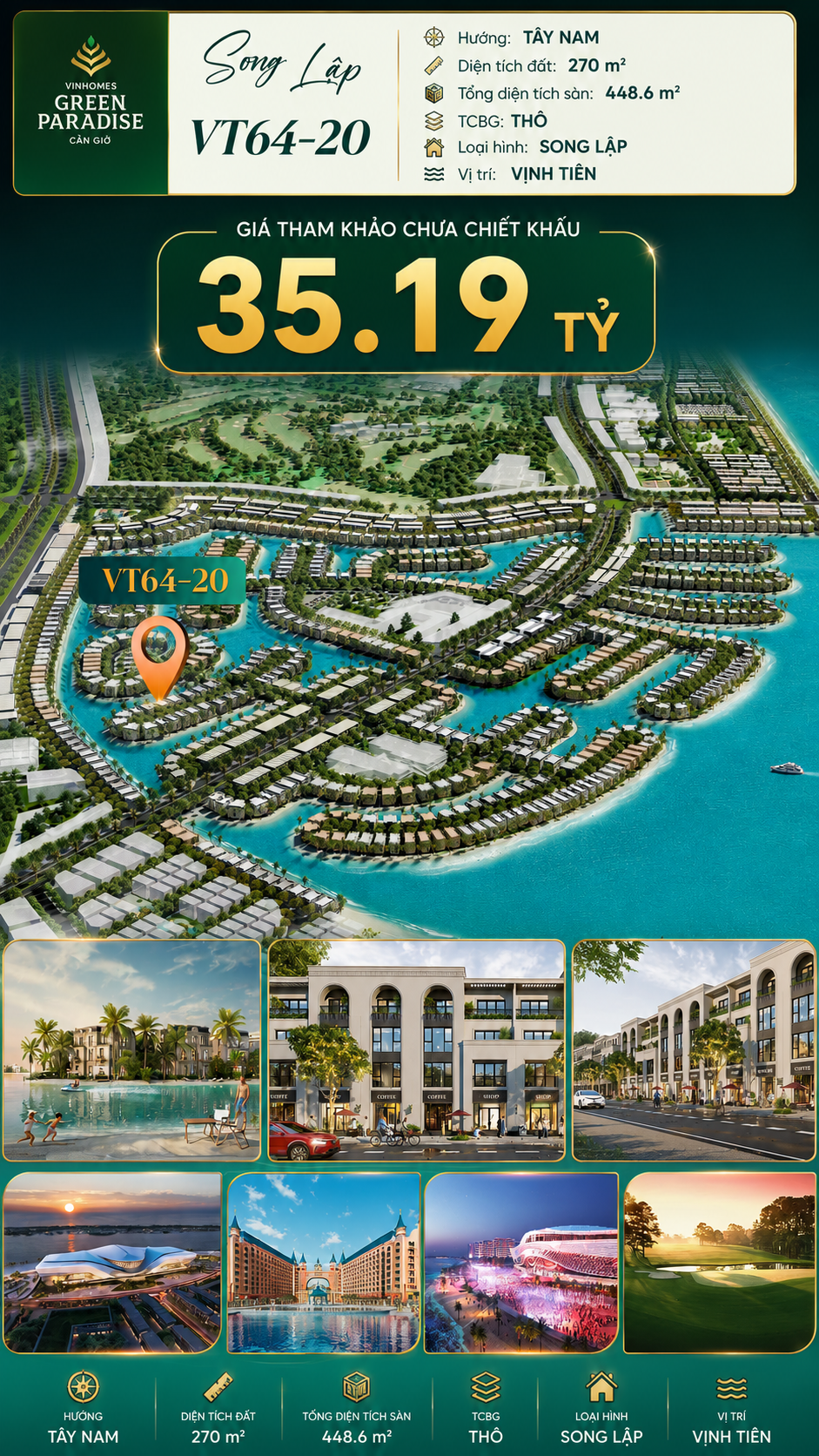 Song Lập VT64-20 view biển đẹp sau nhà Vịnh Tiên 35.19 tỷ 