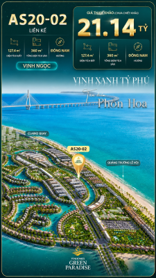LIỀN KỀ AS20-02 GÓC 2 MẶT TIỀN PHỐ BIA SẦM UẤT