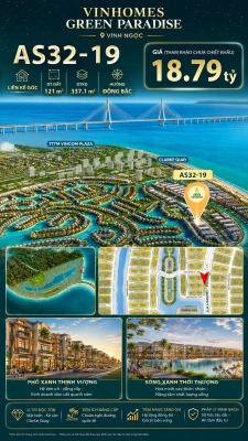 LIỀN KỀ AS32-19 GÓC 2 MẶT TIỀN KINH DOANH PHỐ ĐÊM
