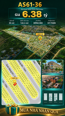 Nhà phố Vinhomes Sài Gòn Park AS61-36 giá 6.38 tỷ