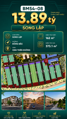 Biệt Thự Song Lập Góc BM54-08 Vinhomes Global Gate Hạ Long 13.89 tỷ