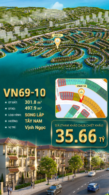 Song lập VN69-10 view biển rộng sau nhà, giá 35.66 tỷ