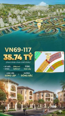 Song lập VN69-117 view biển rộng sau nhà, giá 35.74 tỷ
