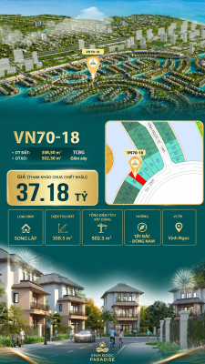 Song lập VN70-18 view biển rộng sau nhà, giá 37.18 tỷ