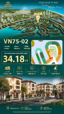 Song lập VN75-02 view biển rộng sau nhà, giá 34.18 tỷ