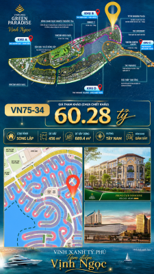 Song lập VN75-34, view biển rộng sau nhà, giá 60.28 tỷ