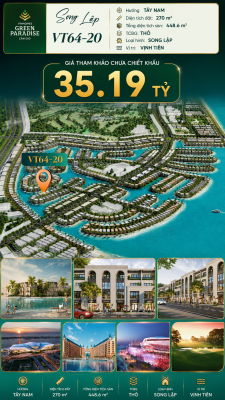 Song Lập VT64-20 view biển đẹp sau nhà Vịnh Tiên 35.19 tỷ