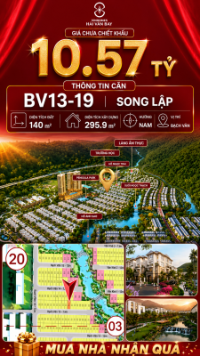Biệt Thự Song Lập BV13-19 Vinhomes Hải Vân Bay Giá 10,57 Tỷ