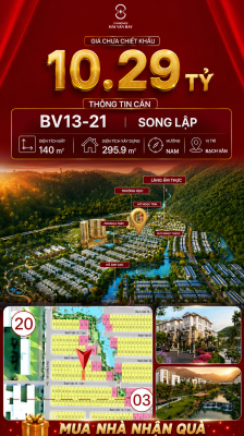 Biệt Thự Song Lập BV13-21 Vinhomes Hải Vân Bay Giá 10,29 Tỷ