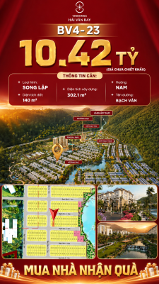 Bán Biệt Thự Song Lập BV4-23 Vinhomes Hải Vân Bay Giá 10,42 Tỷ