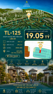 SHOPHOUSE TL-125 KINH DOANH SIÊU VÍP ĐẸP