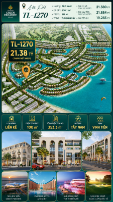 Shophouse TL-1270 MT đường Tương Lai 50m – Giá 21.38 tỷ