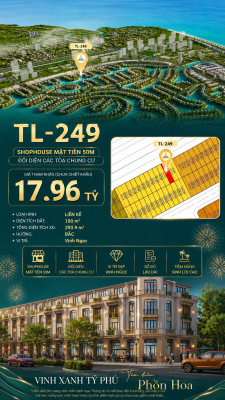 SHOPHOUSE TL-249 VỊNH NGỌC MẶT TIỀN KINH DOANH