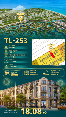 SHOPHOUSE TL-253 VỊNH NGỌC KINH DOANH MỌI NGÀNH