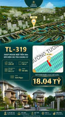 Shophouse TL-319 Vịnh Ngọc – Mặt Tiền kinh doanh 