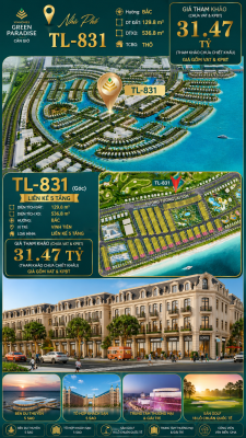 Shophouse TL-831 Căn Góc đường Tương Lai 50m – Giá 31.47 tỷ