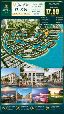 Shophouse TL-839 MT đường Tương Lai 50m – Giá 17.50 tỷ