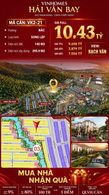 Biệt Thự Song Lập VK2-21 Văn Khê, Bạch Vân Giá 10,43 Tỷ