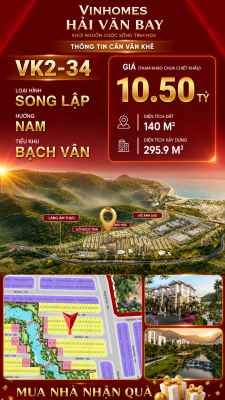 Biệt Thự Song Lập VK2-34 Văn Khê, Bạch Vân Giá 10,50 Tỷ