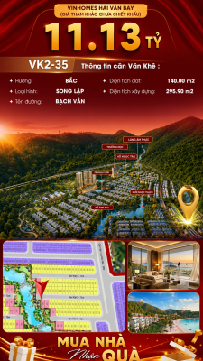 Biệt Thự Song Lập VK2-35 Văn Khê, Bạch Vân Giá 11,13 Tỷ