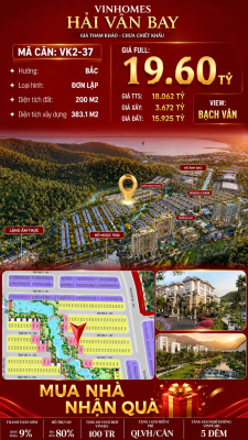 Biệt Thự Đơn Lập VK1-37 Văn Khê, Bạch Vân Giá 19,60 Tỷ