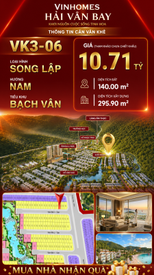 Biệt Thự Song Lập VK3-06 Văn Khê, Bạch Vân Giá 10,71 Tỷ