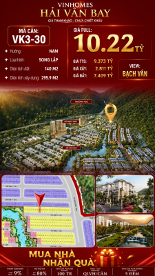 Biệt Thự Song Lập VK3-30 Văn Khê, Bạch Vân Giá 10,22 Tỷ