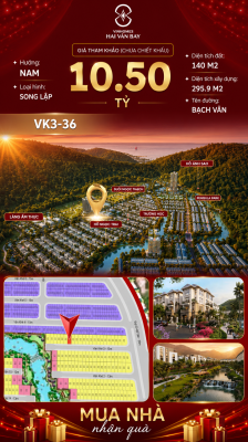 Biệt Thự Song Lập VK3-36 Văn Khê, Bạch Vân Giá 10,50 Tỷ