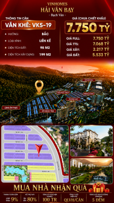 Nhà Liền Kề VK5-19 Văn Khê, Bạch Vân Giá 7,75 Tỷ