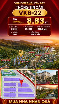 Nhà Liền Kề VK6-22 Văn Khê, Bạch Vân Giá 8,83 Tỷ