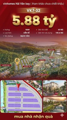 Nhà Liền Kề VK7-32 Văn Khê, Bạch Vân Giá 5,88 Tỷ