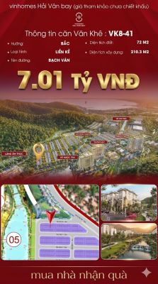 Nhà Liền Kề VK8-41 Văn Khê, Bạch Vân Giá 7,01 Tỷ