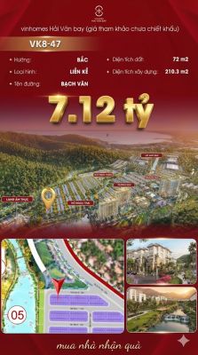 Nhà Liền Kề VK8-47 Văn Khê, Bạch Vân Giá 7,12 Tỷ