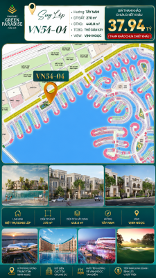Song Lập VN54-04 Vịnh Ngọc view biển hồ 800ha