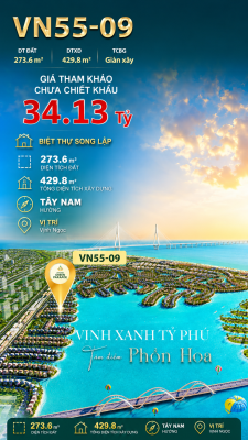 Song Lập VN55-09 – Vinh Xanh Tỷ Phú, Tam Điểm Phồn Hoa
