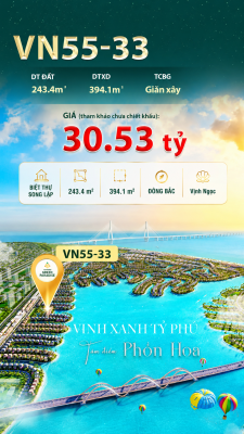 Song Lập VN55-33 – Hướng Đông Bắc Đón Bình Minh