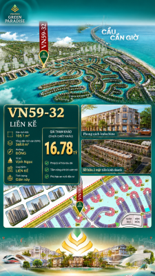 Nhà phố VN59-32 - Liền kề biệt thự đơn lập - Vị trí rất đẹp
