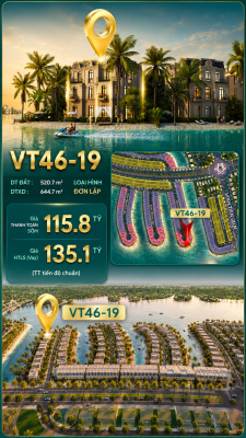BIỆT THỰ ĐƠN LẬP VT46-19 – VỊNH TIÊN ỐI DỜI ÔI