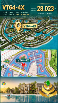 BIỆT THỰ SONG LẬP VT64-44 HÓT VIEW BIỂN 