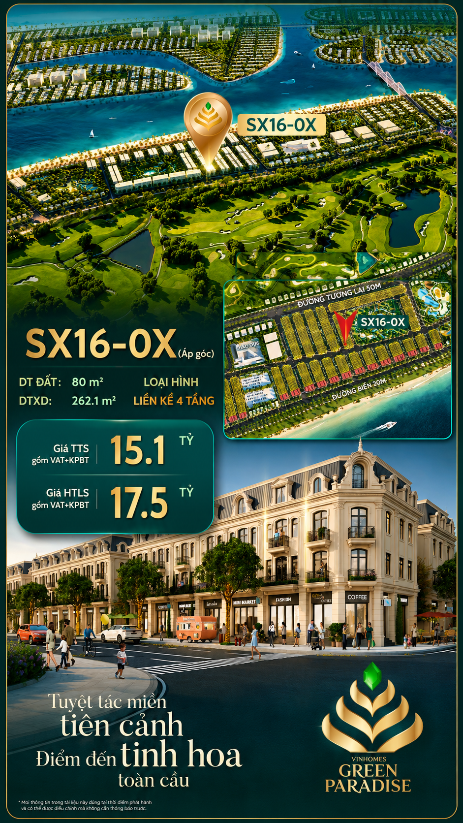 SX16-04 – ÁP GÓC SÓNG XANH VỊNH TIÊN GIÁ TỐT