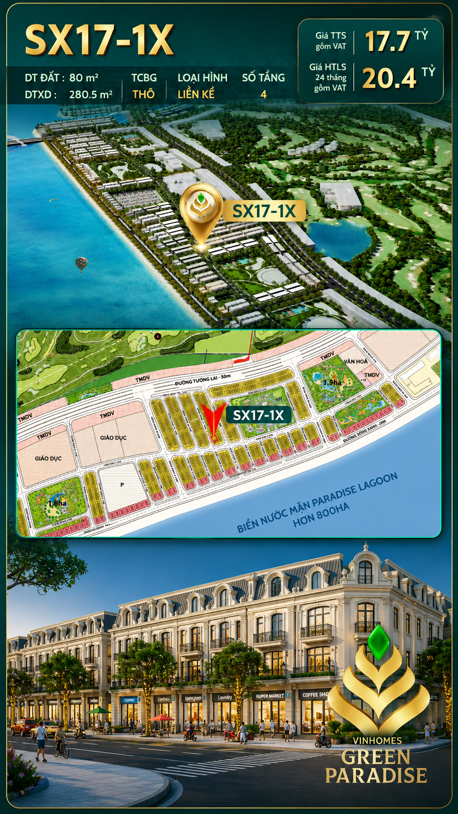 SX17-10 SÓNG XANH VỊNH TIÊN VINHOMES PARADISE