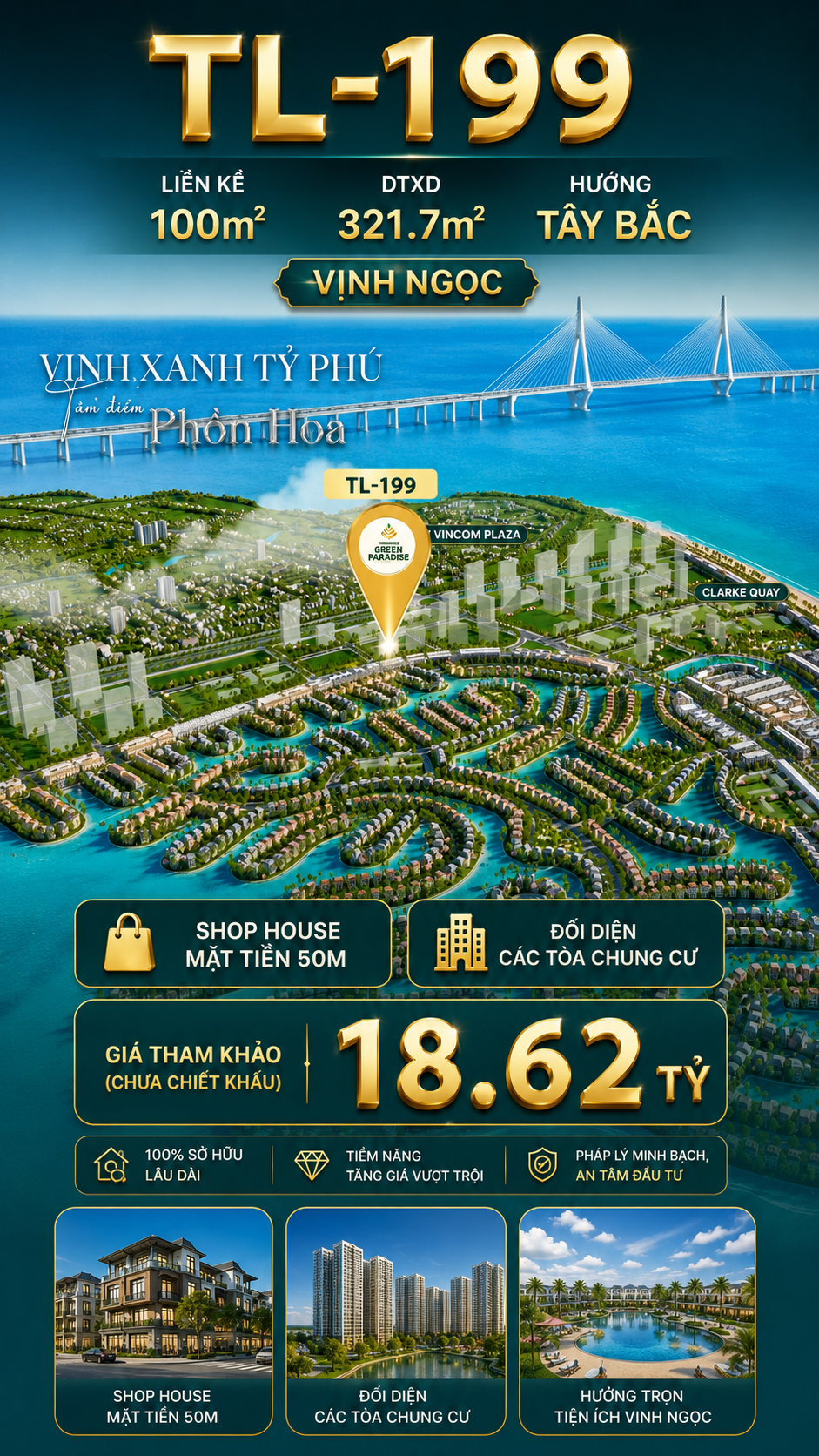 SHOPHOUSE TL-199 ĐỐI DIỆN CHUNG CƯ