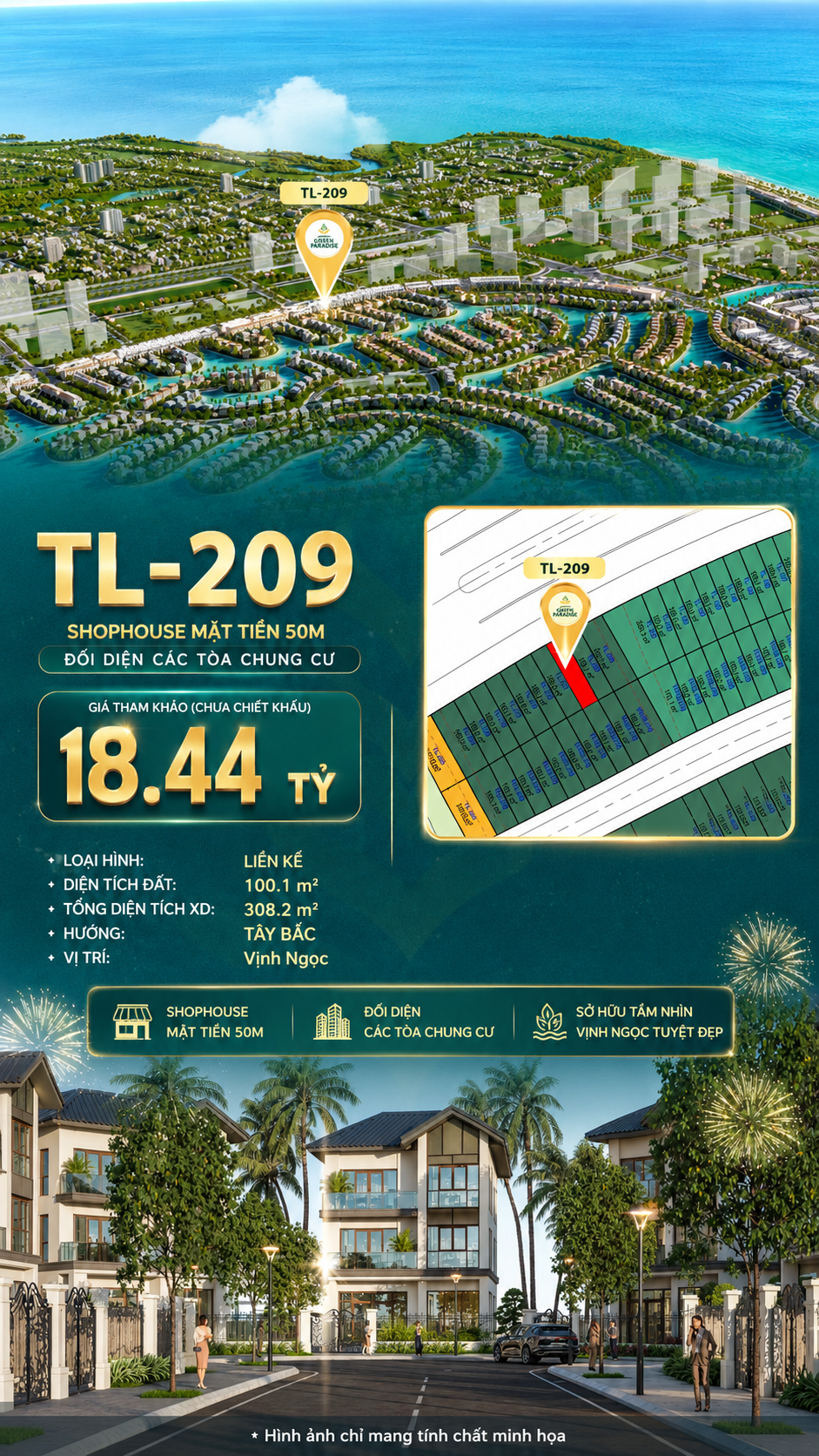 SHOPHOUSE TL-209 SIÊU PHẨM KINH DOANH VIP